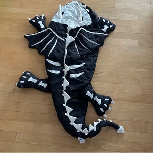 Black and White Dragon Kids sleeping bag